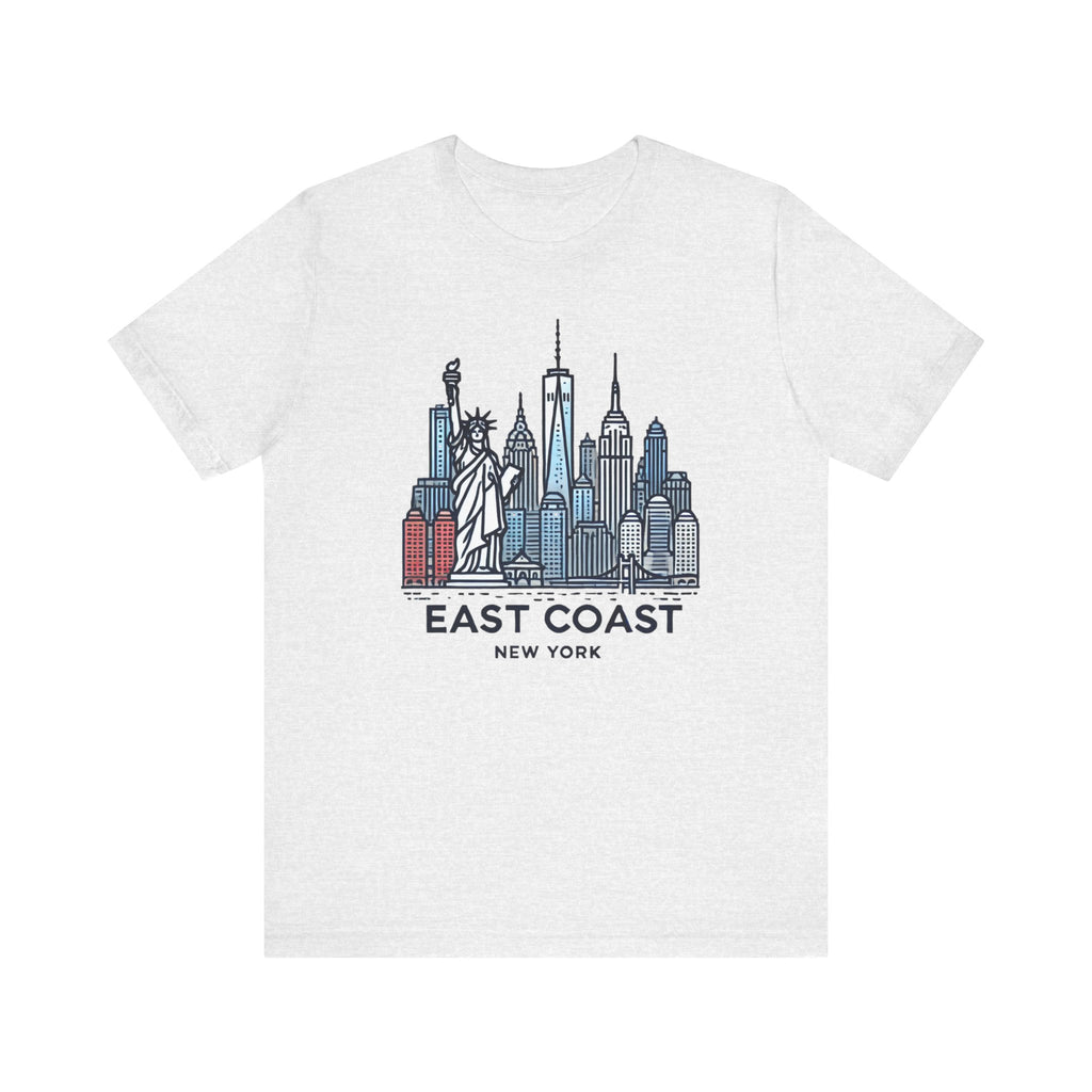 East Cost, New York T-Shirt, Ash
