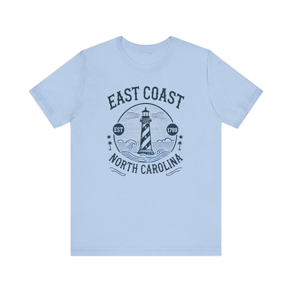 East Coast, North Carolina (Lighthouse) - Baby Blue
