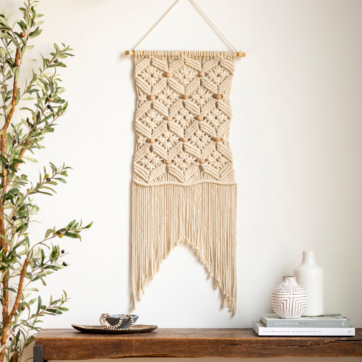 Bellini Macrame Beaded Wall Hanging Style Shot BNI1000-1536