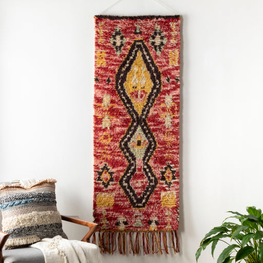 Dirham Wall Hanging in Vibrant Mix Style Shot DRH1000-6324