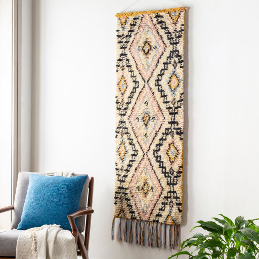 Dirham Wall Hanging in Eclectic Earthtones Style Shot