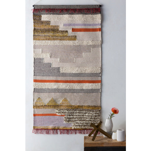 Anaruz Handwoven Fringed Wall Hanging Style Shot RO2003-35