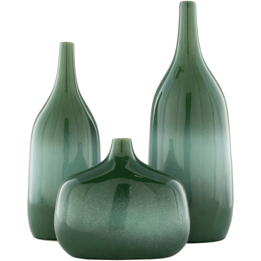 Sparta Accent Vase Set in Green SPA002-SET