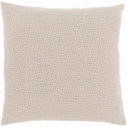 eliza lumbar pillow taupe white EZ003-1319