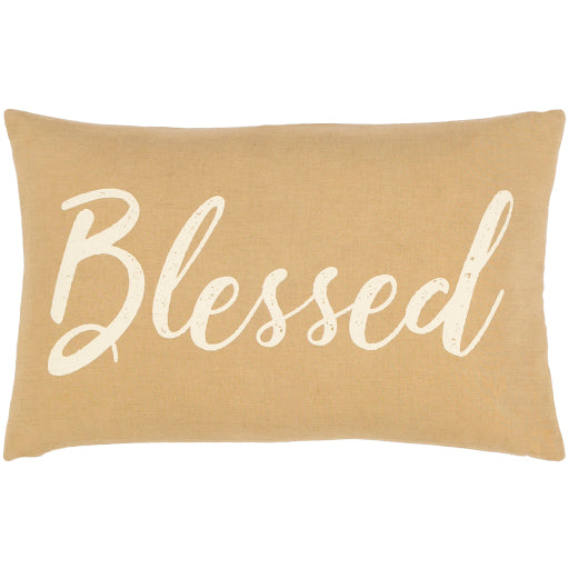 blessings lumbar pillow tan cream BSG001-1320