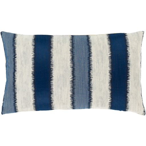 sanya bay lumbar pillow navy ivory SNY001-1424