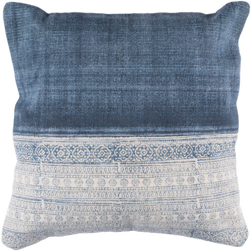 lola lumbar pillow pale blue cream navy LL004-1422D