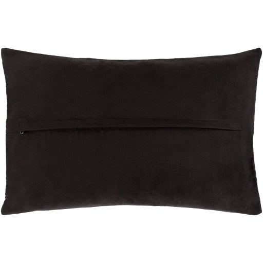 onyx lumbar pillow black back black ONX002-1320D