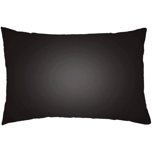 modern circles lumbar pillow black white MEC001-1616