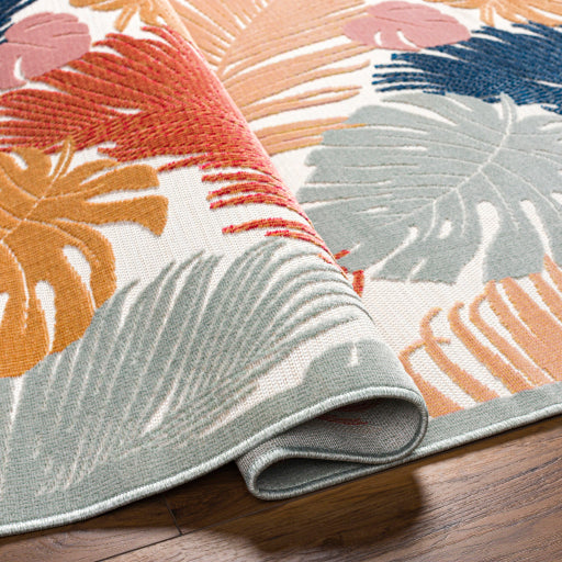 cabo palm leaves area rug multicolor photo 5 CBO2312-2773