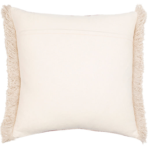 zendaya lumbar pillow burgundy aqua mustard ivory back ivory ZEN001-2020P