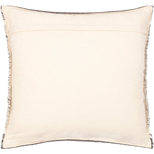 faroe lumbar pillows oatmeal dark brown cream charcoal back light beige photo 6 FAO003-2020P