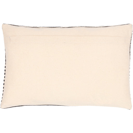 christopher lumbar pillow black cream back light beige photo 7 CPH001-2222D