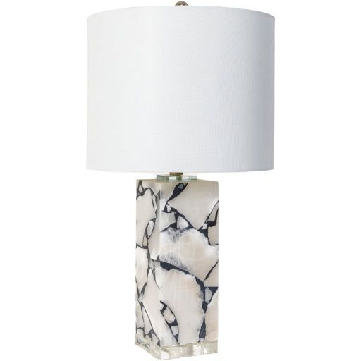 angelo table lamp white marbled AGL-001