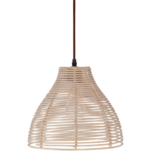 manning ceiling light gray hand finished rattan fixture MNN-004
