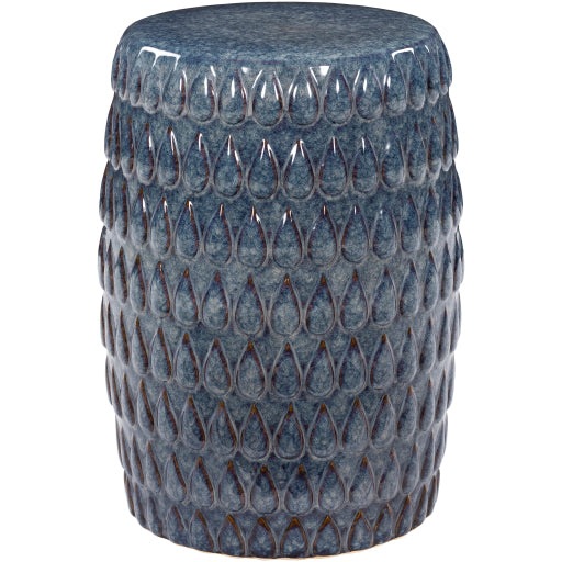 Blackwell Speckled Droplets Garden Stool, Blue BAW-001