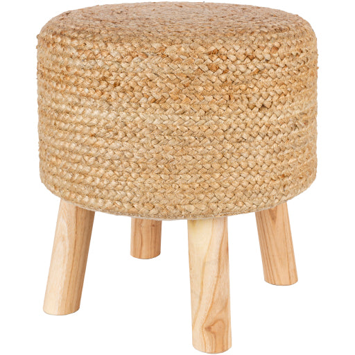 Cambrai Stool in Jute & Cotton 