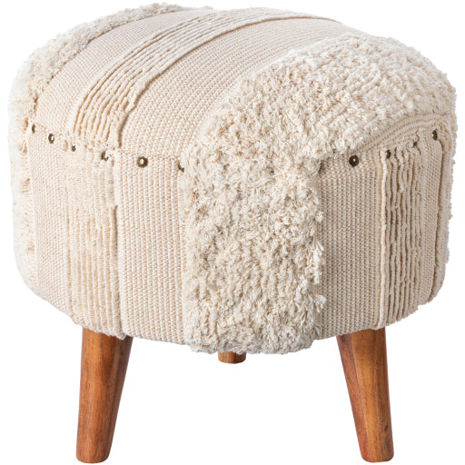 haarlem stool cream brown HRM-005