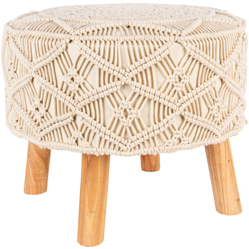 mandala stool light beige MDL-001