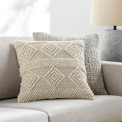 hygge accent pillow white HYG003-2020P