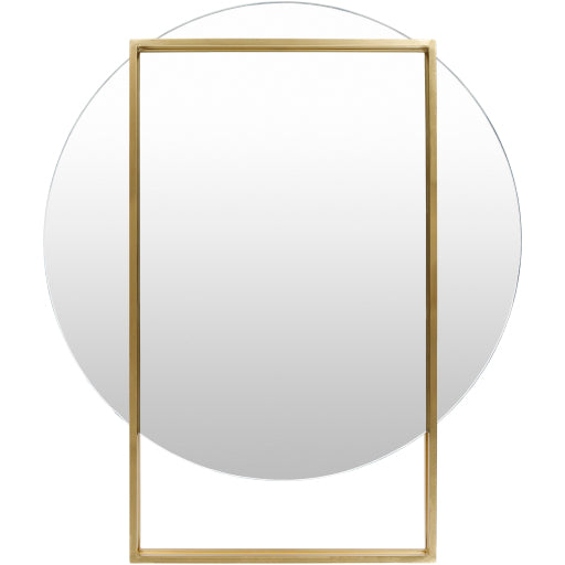 benedict gold frame rectangular wall mirror BND001-2520