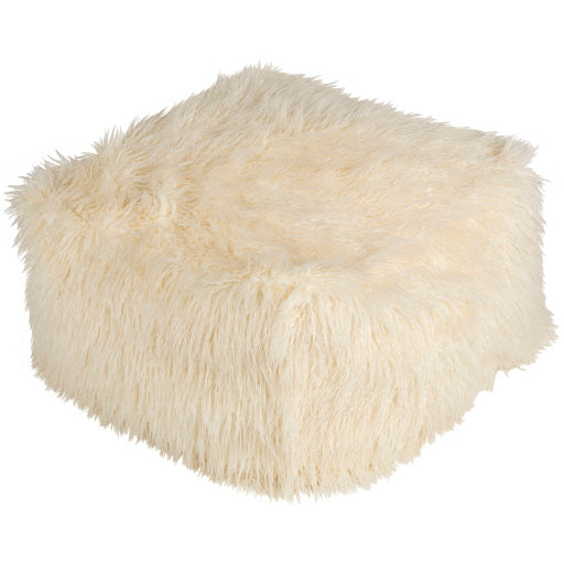 kharaa faux fur pouf KHPF005-242414