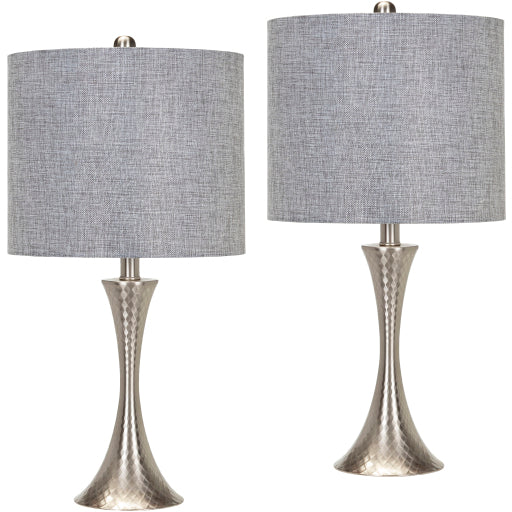 aegina table lamp set of two metallic gray AGN-001