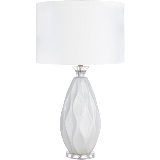 bethany ceramic modern table lamp white BTH-421