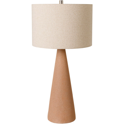 fulton table lamp terracotta FUT-001