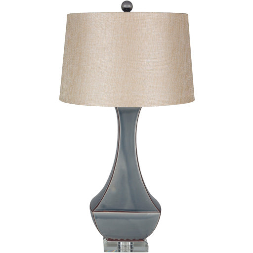 belhaven faux silk traditional botanicals table lamps medium gray ivory LMP1070-TBL