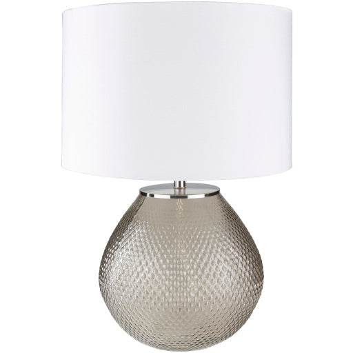 arlo modern table lamp medium gray white RLO-001