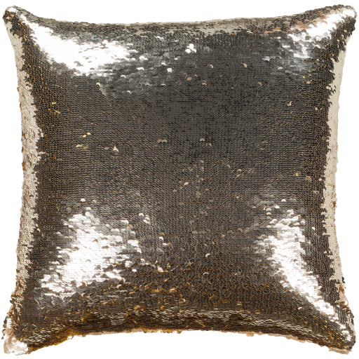 andrina accent pillow metallic gold metallic silver ADN001-1818D