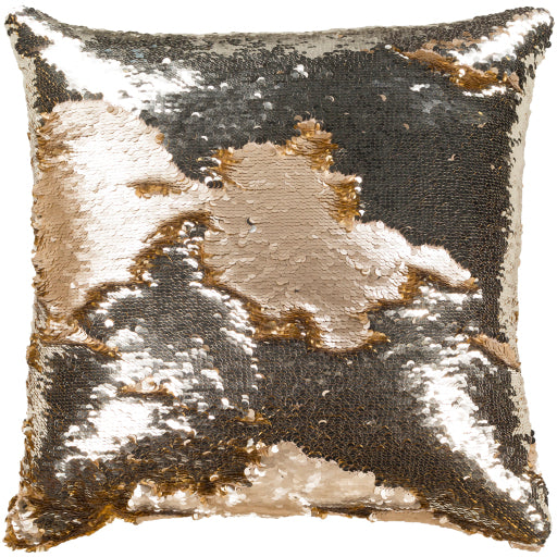 andrina accent pillow metallic gold metallic silver ADN001-1818