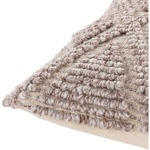 anders accent pillow taupe light beige ADR004-1818P