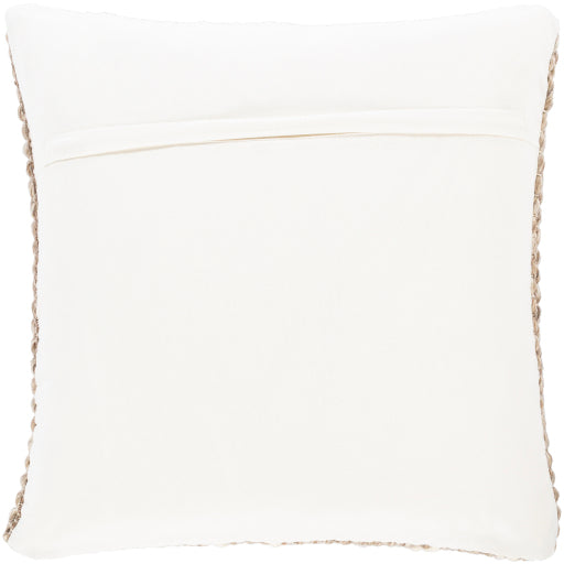 abstraction accent pillow medium gray off white AKN001-1818D