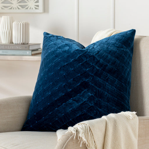 aviana accent pillow dark blue AVA002-2222