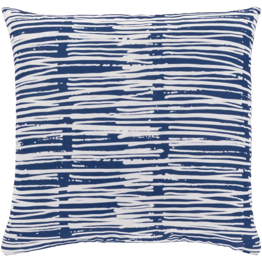 azora accent pillow ink blue denim pale blue white AZO003-1818