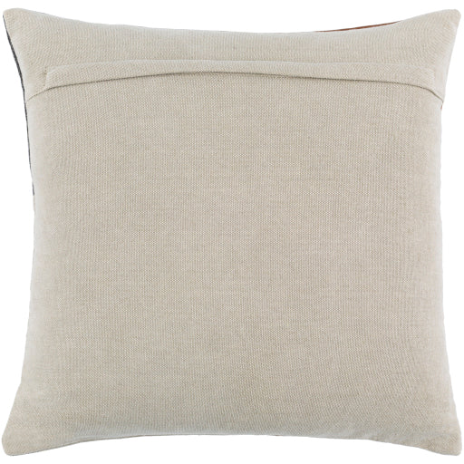 branson accent pillow dark brown charcoal tan BSN002-2020P