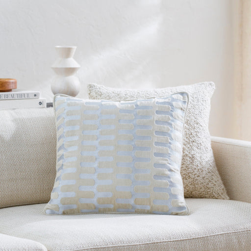 connecticut accent pillow silver white styleshot CIU005-1818D