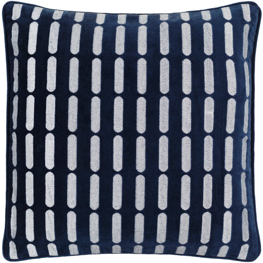 connecticut accent pillow navy white CIU007-1818