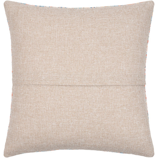 colin accent pillow brown burnt orange blue cream mustard CLN002-2020