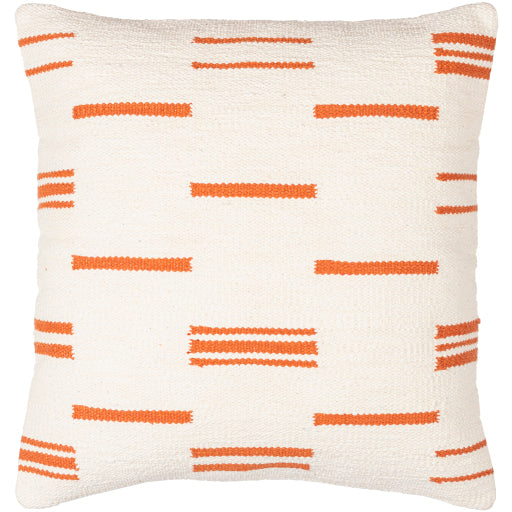 carlton accent pillow cream burnt orange CRL003-1818