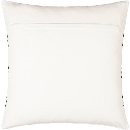 carlton accent pillow cream black 1 CRL005-1818D