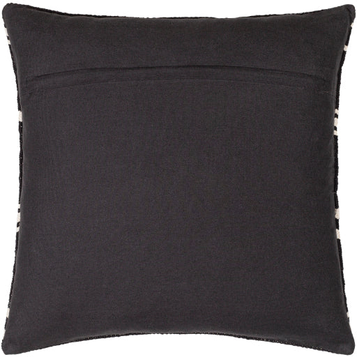 carlton accent pillow cream black CRL006-1818D