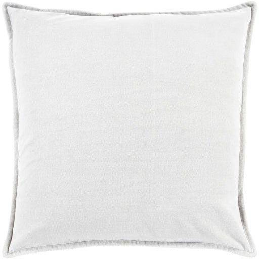 cotton velvet accent pillow slate CV013-1818