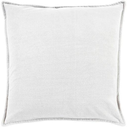 cotton velvet accent pillow slate CV013-1818D