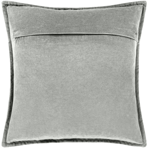 cotton velvet lumbar pillow sage CV021-2020P