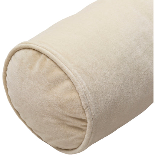 cotton velvet accent pillow oatmeal CV051-721P