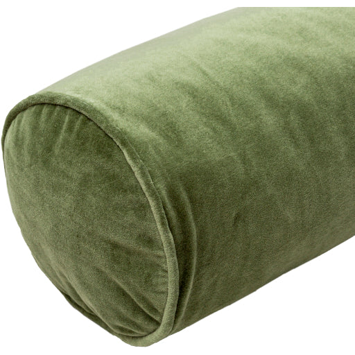 cotton velvet accent pillow medium green CV056-721P