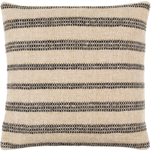 ditto accent pillow tan black DTT001-1818